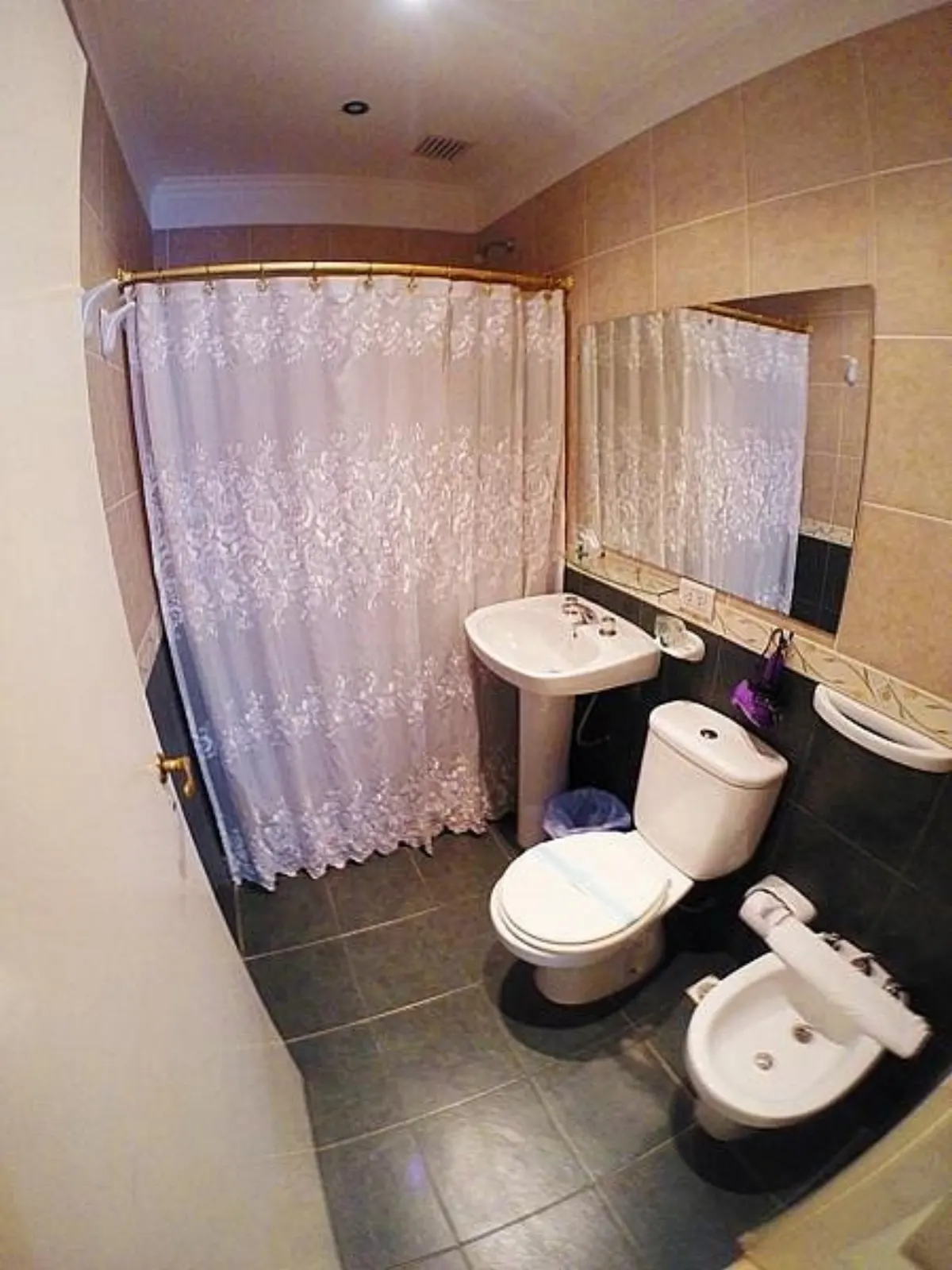 Baño privado del hotel